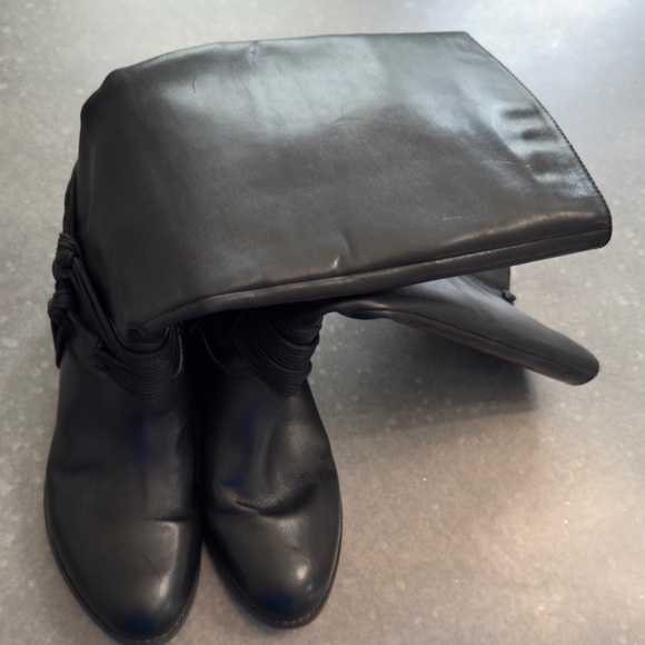 Carlos by Carlos Santana Black Wellington Knee-High Boots – Size 11M - Picture 2 of 13